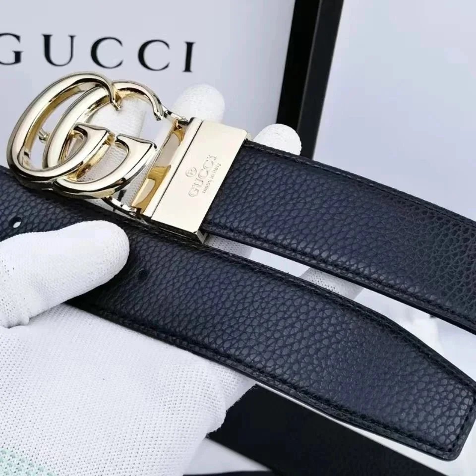 Gucci Bee Motif GG Supreme Belt Black - 10