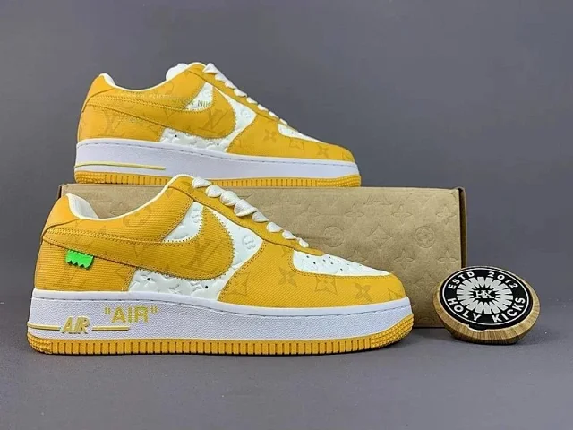 Nike Sneakers Air Force 1 low-top with Louis Vuitton monogram product detail image 9