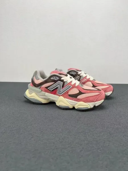 New Balance 9060 Black Gray Volt Chunky Sneakers - 9