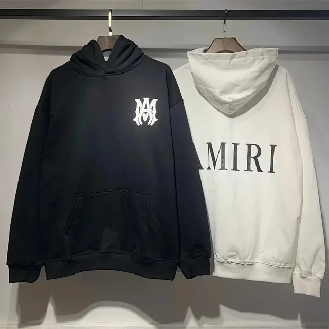 AMIRI Hoodies & Sweatshirts Logo-print pullover hoodie product detail image 4