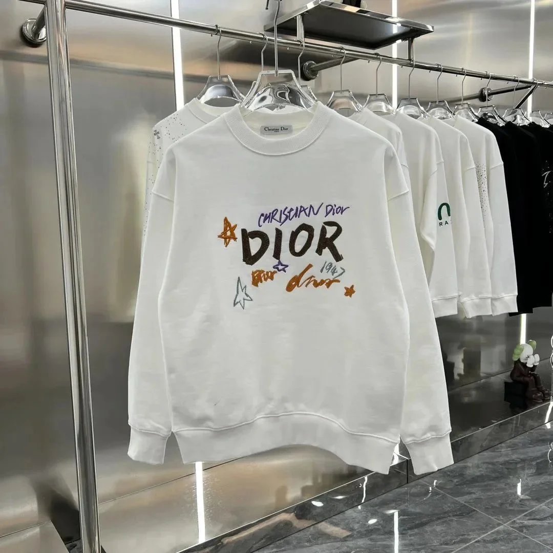 Dior Hoodies & Sweatshirts Hooded sweatshirt with CD embroidery or Oblique embossing — 20