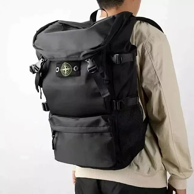 Stone Island Crossbody Bags Nylon bag with compass badge product detail image 8