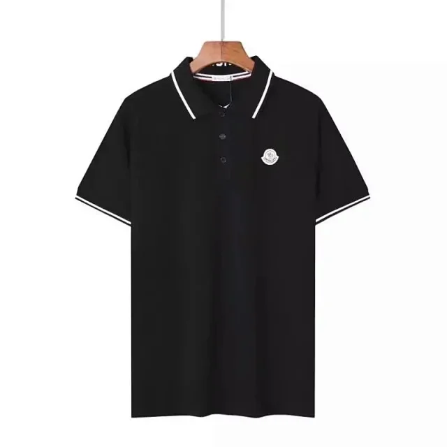 Moncler Shirts Short-Sleeve Logo Polo Shirt product detail image 8
