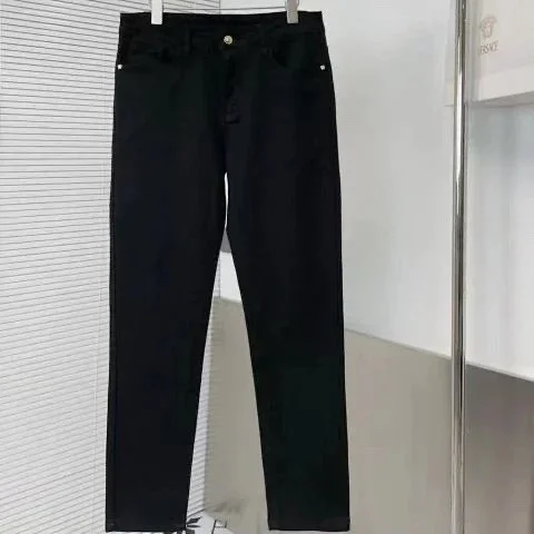 Versace Jeans Straight-Leg Printed and Washed Denim product detail image 3