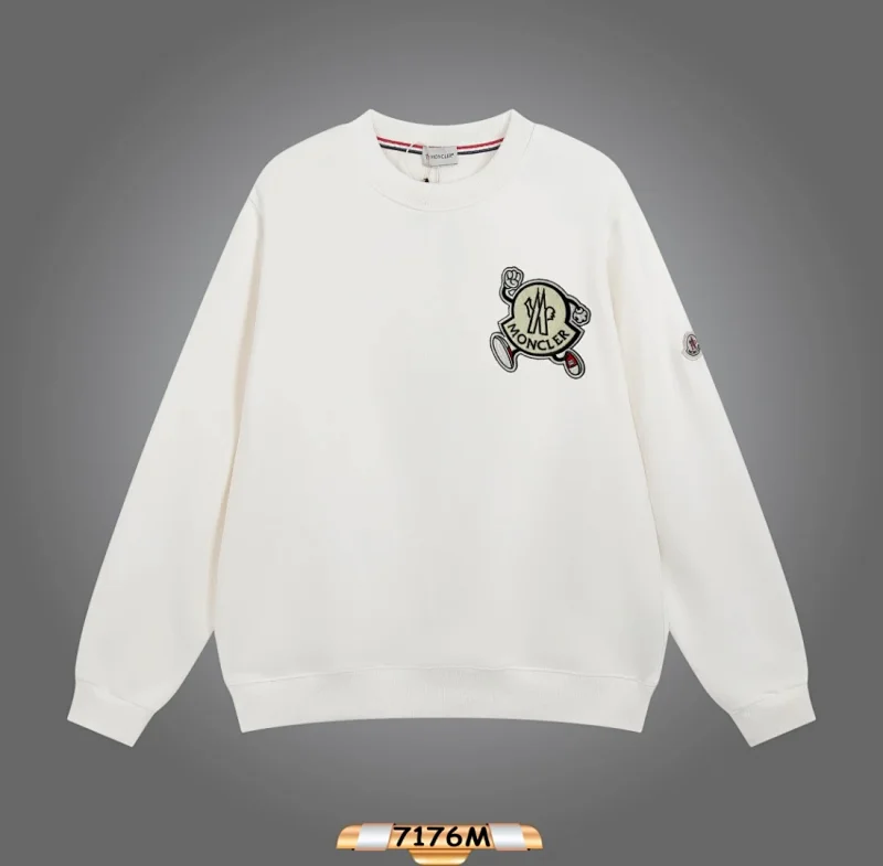Moncler Hoodies & Sweatshirts Crewneck Logo Sweatshirt — 33