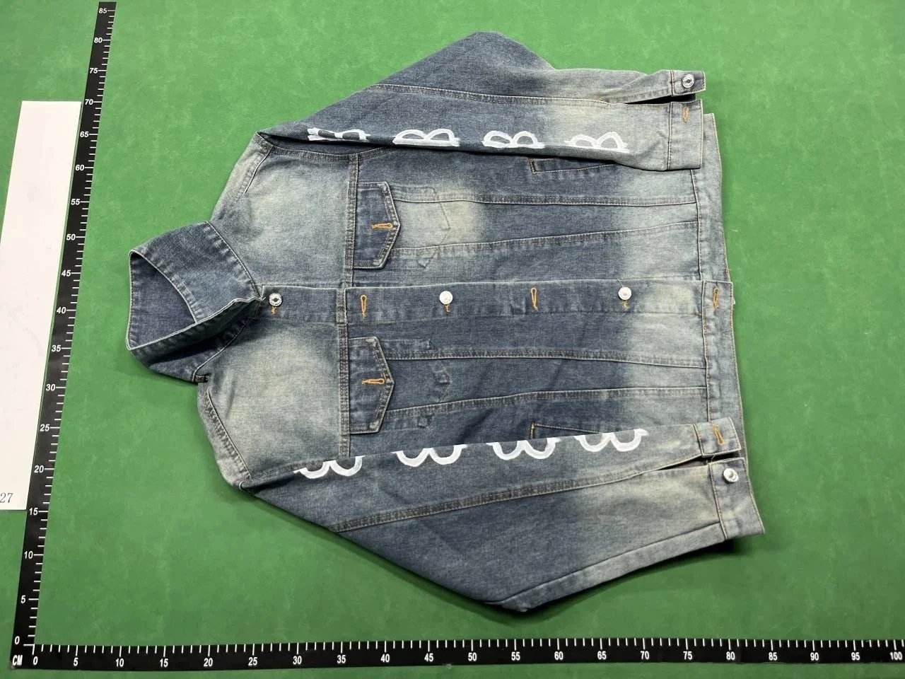 Gucci GG Monogram Denim Jacket Off-White - 4