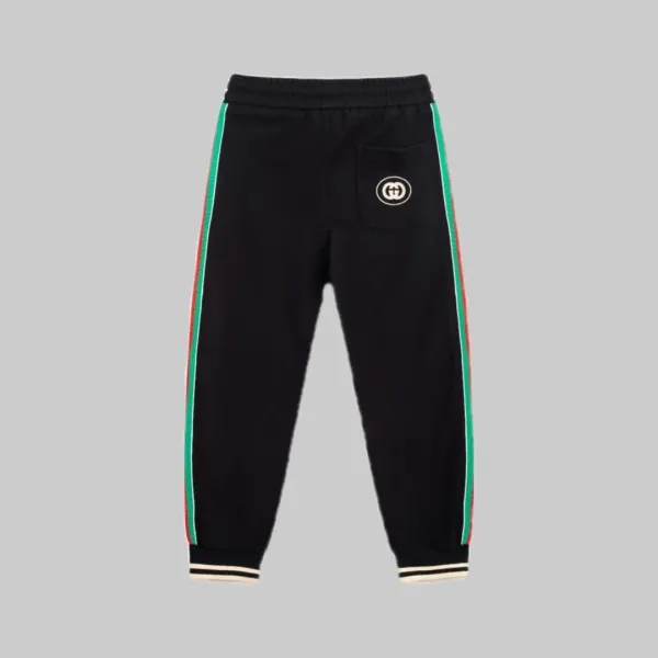 Gucci Web Stripe Track Pants Black - 2