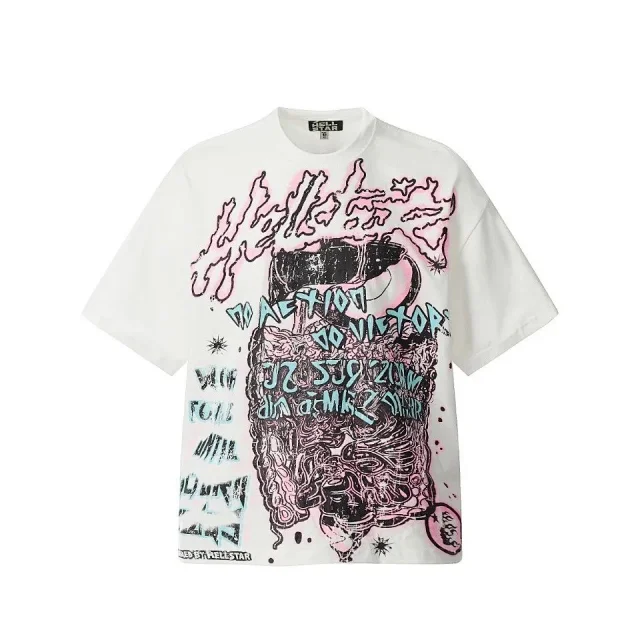 Hellstar T-Shirts Oversized graphic print T-shirt product detail image 2