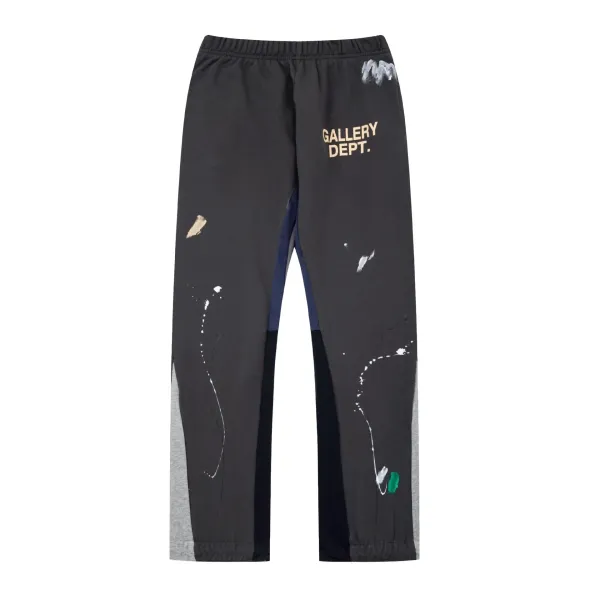 Gallery Dept. Paint Splatter Sweatpants Black - 10