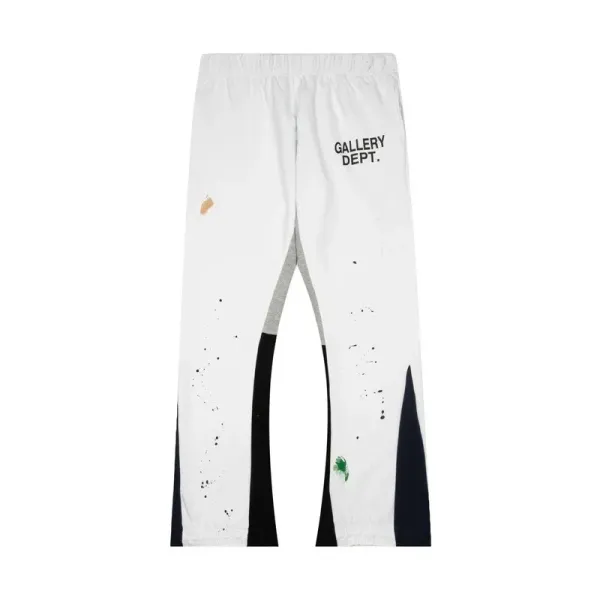 Gallery Dept. Paint-Splatter Track Pants White - 1