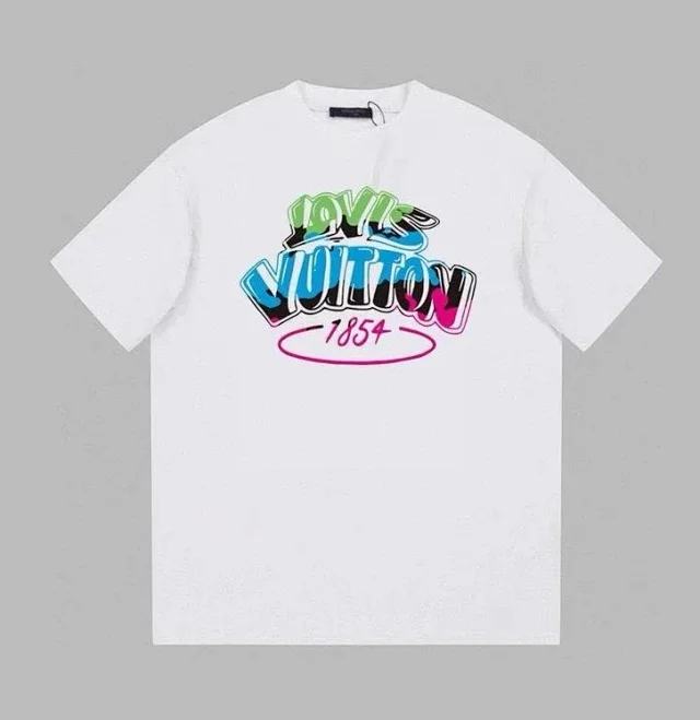 Louis Vuitton T-Shirts Graphic Print Short-Sleeve T-Shirt product detail image 3