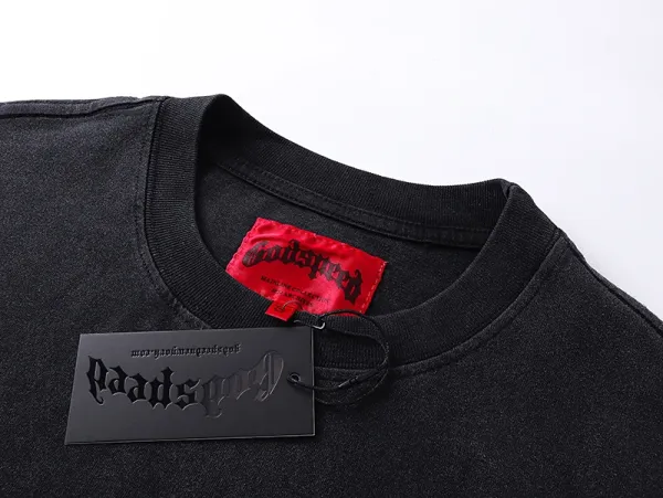 Godspeed Skull Riders Black Graphic T-Shirt - 5