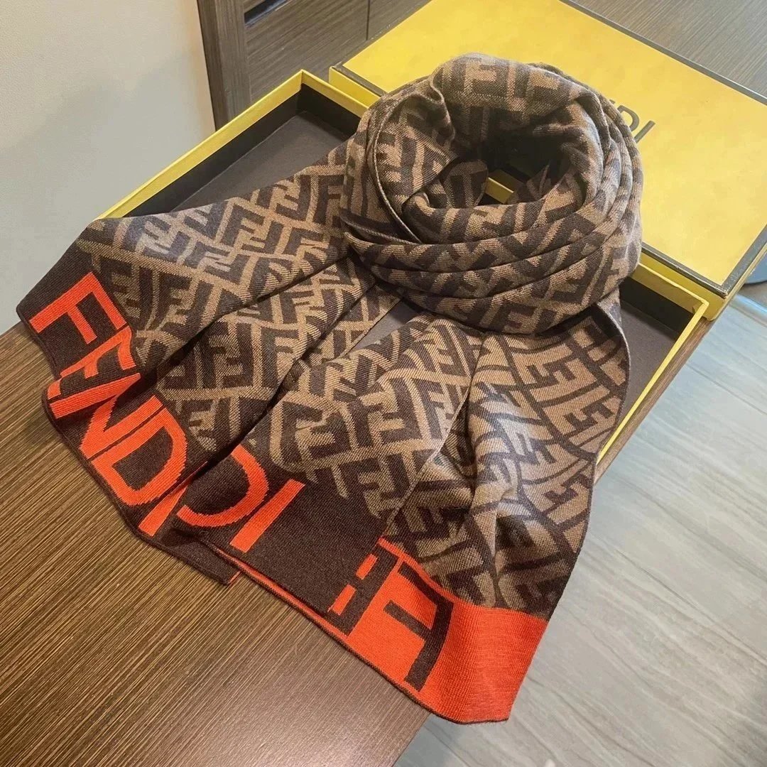 Dior Scarves Fringed Logo-Pattern Scarf image 7