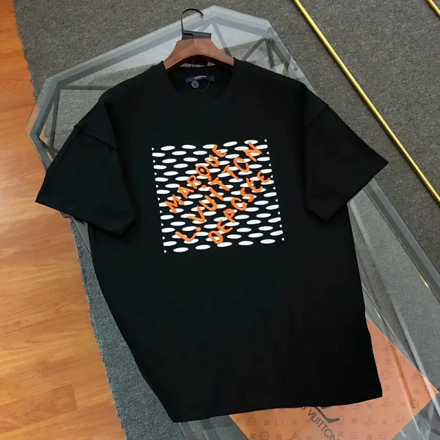 Louis Vuitton T-Shirts Graphic Print Short-Sleeve T-Shirt product detail image 9