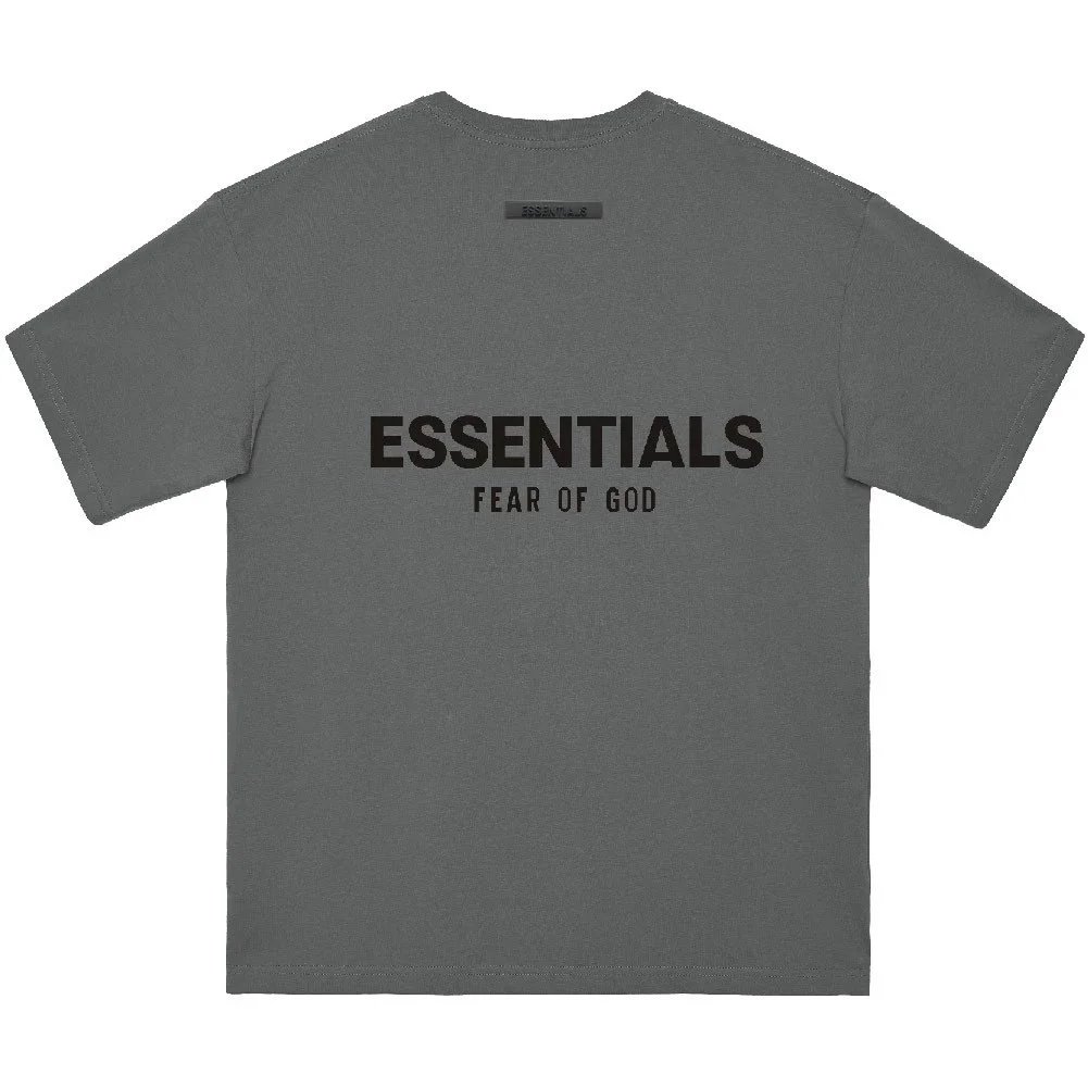 Fear of God Essentials Oversized Heather Gray T-Shirt - 9