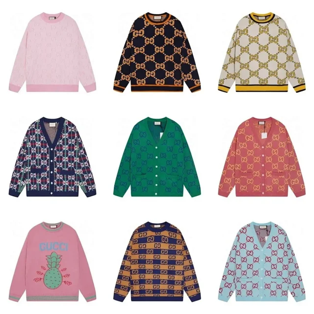 Gucci Knitwear Logo and monogram knit sweater product detail image 3