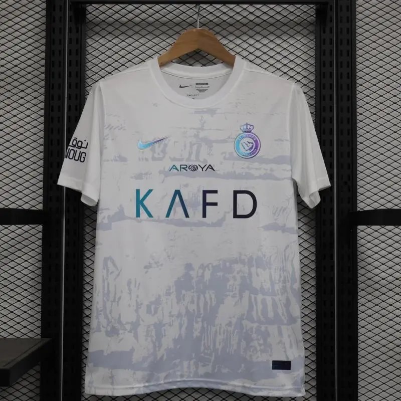 Al-Hilal White Jersey with KAFD Print