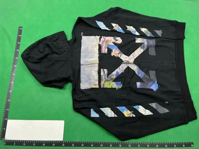 Off-White Hoodies & Sweatshirts Graphic Zip-Up Hoodie product detail image 5