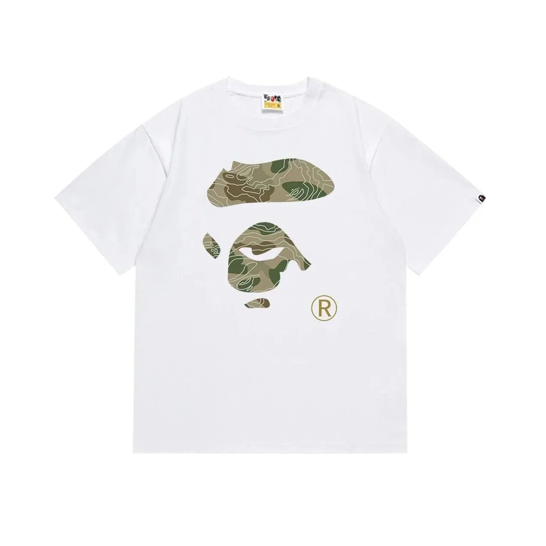 A BATHING APE T-Shirts Short-Sleeve Head Graphic — 23