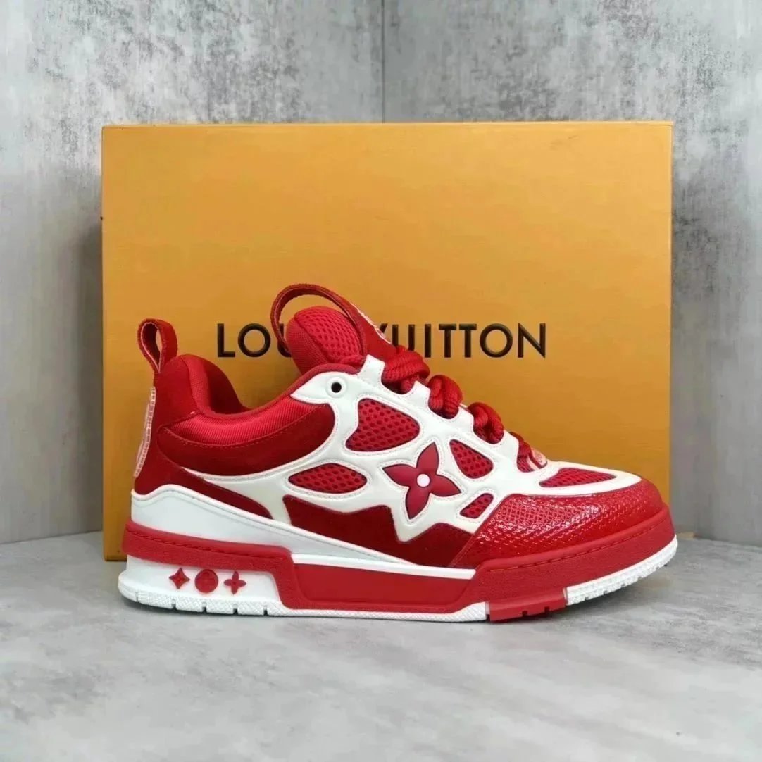 Louis Vuitton Sneakers Low-top lace-up with Monogram flower details image 4