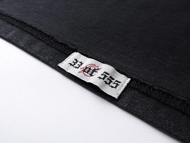 Godspeed T-Shirts Vintage-washed graphic print crew-neck product detail image 5
