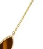 Van Cleef & Arpels Jewelry Pendant Necklaces with Clover, Butterfly and Cube Designs product detail image 2