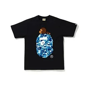 A BATHING APE T-Shirts Head Graphic Short-Sleeve T-Shirt product detail image 3