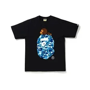 A Bathing Ape ABC Camo Baby Milo T-Shirt White - 4