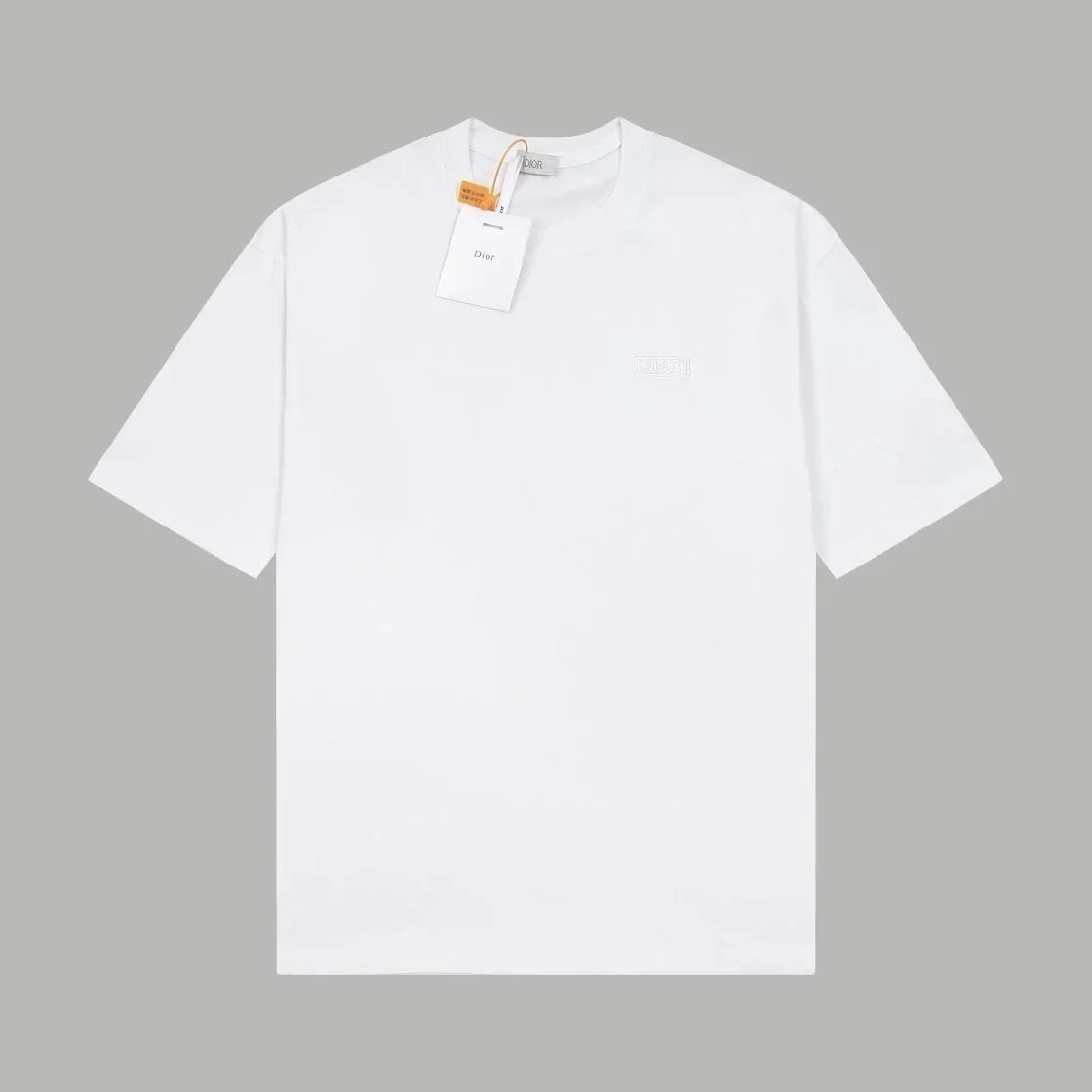 Dior T-Shirts Crew-neck short-sleeve jacquard T-shirt — 25