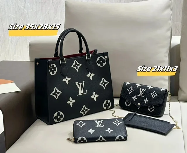 Louis Vuitton Handbags Multi-Piece Embossed Monogram Handbag Set product detail image 10
