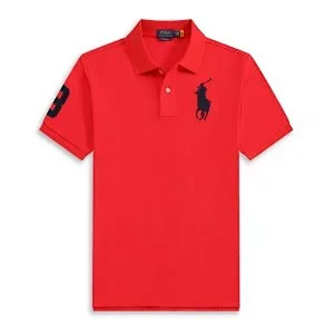 Polo Ralph Lauren Shirts Big Pony short-sleeve shirt with number 3 sleeve patch product detail image 5