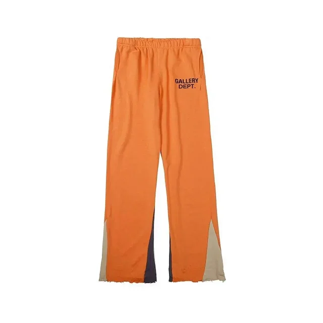 Gallery Dept. Trousers Paint-splatter sweatpants with logo print product detail image 15