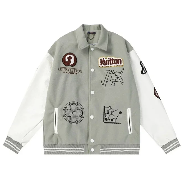 Louis Vuitton Jackets Varsity Patch Jacket product detail image 8