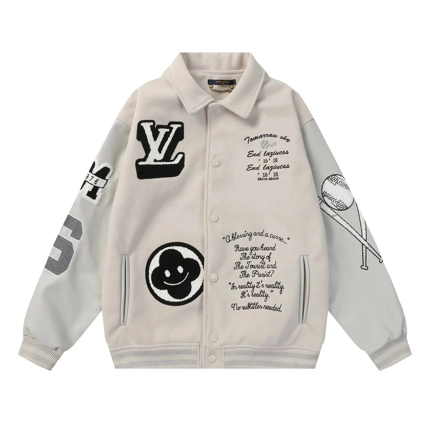 Louis Vuitton Jackets Varsity Patch Jacket — 21