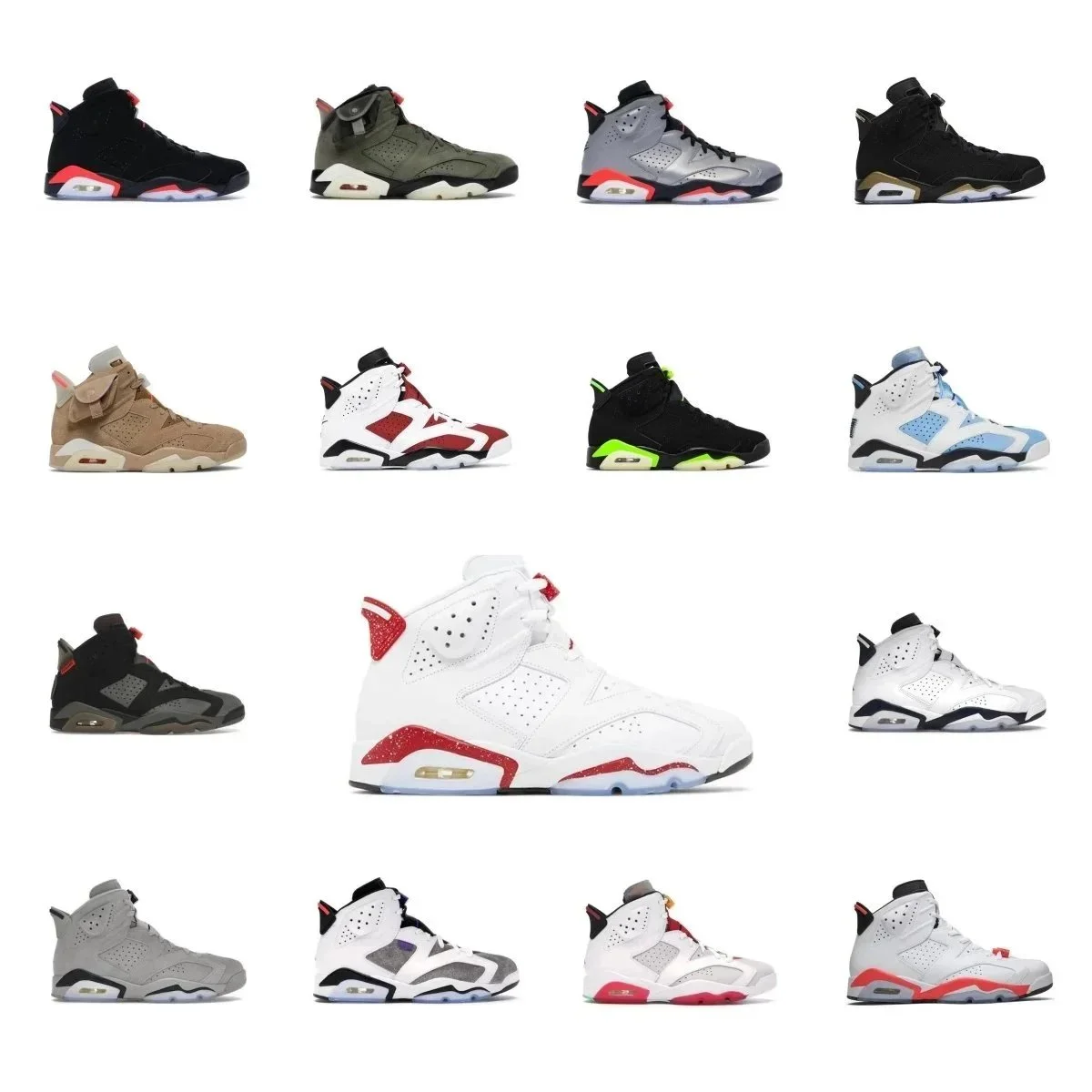 OG Air Jordan 6  (16 style)