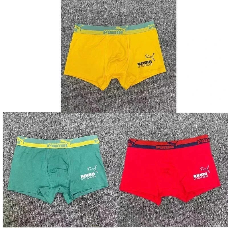 Lacoste Underwear Boxer Briefs — PUMA Green, Yellow, and Red Gift Set