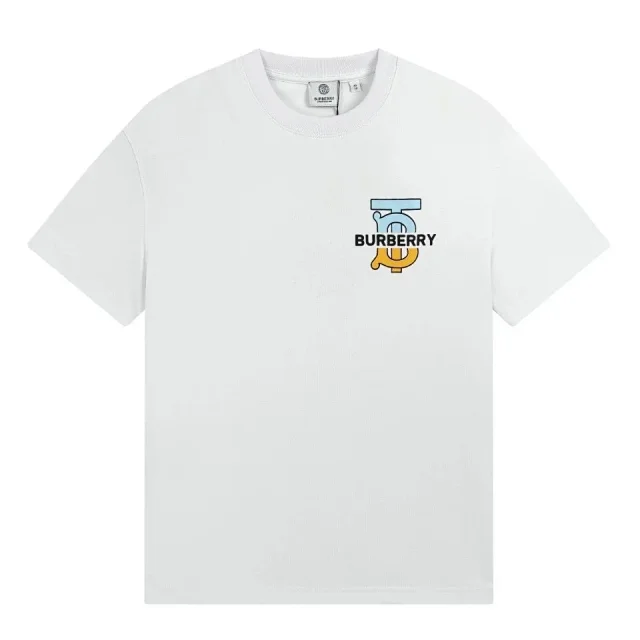 Burberry T-Shirts Logo Print Short-Sleeve Crewneck product detail image 5