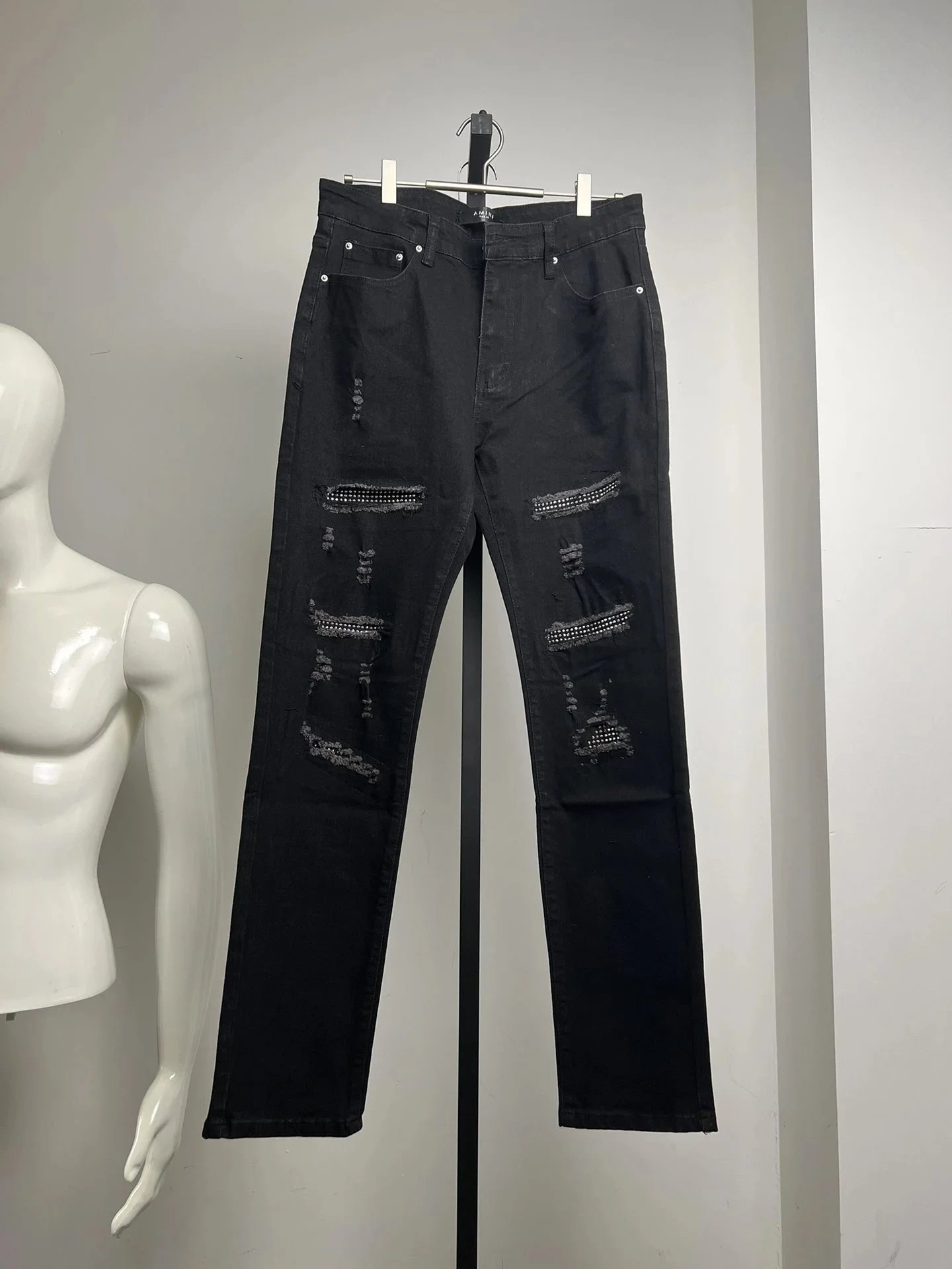 AMIRI Jeans Embellished Distressed — 4