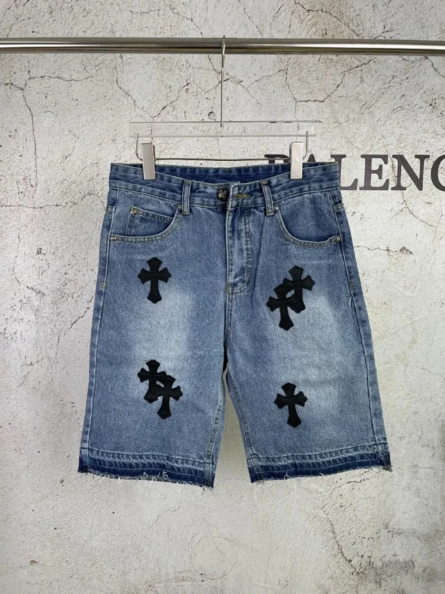 Unbranded Shorts Denim with Cross Appliqués product detail image 6