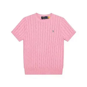 Ralph Lauren Knitwear Short-Sleeve Cable-Knit Crewneck product detail image 5
