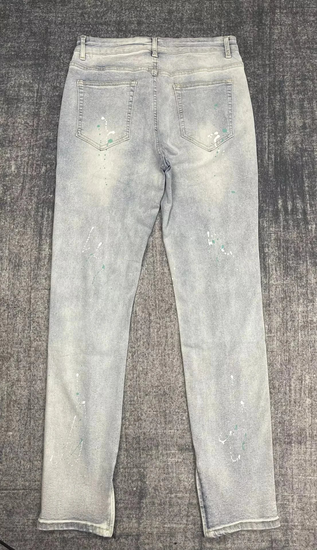 AMIRI Jeans Distressed Graphic Patch — 8