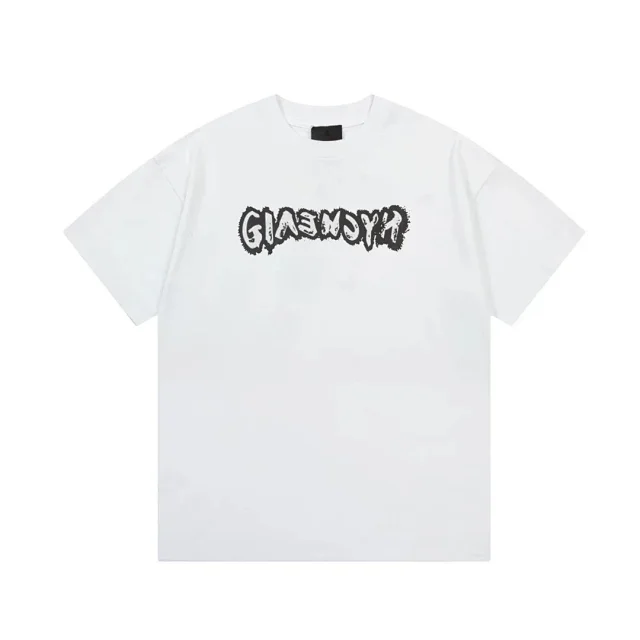 Givenchy T-Shirts Graphic Print Crewneck T-Shirt product detail image 6