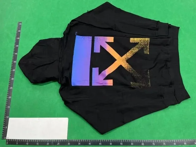 Off-White Hoodies & Sweatshirts Graphic Zip-Up Hoodie product detail image 6