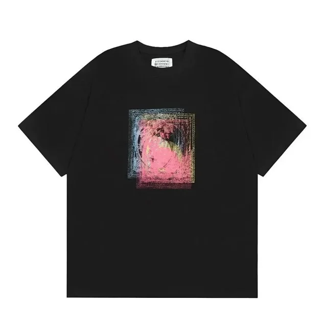 Maison Margiela T-Shirts Graphic Logo Print Crew-Neck product detail image 9