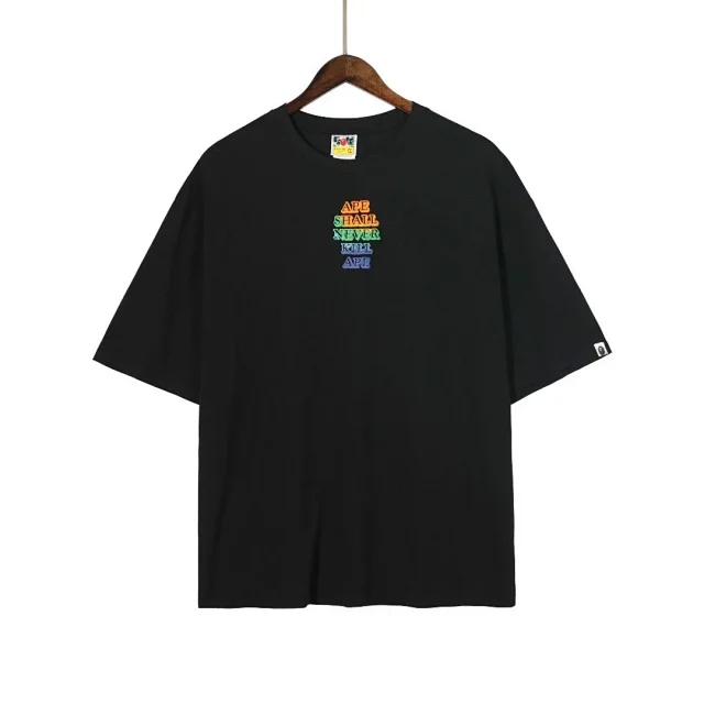 BAPE T-Shirts Short-Sleeve Graphic Logo T-Shirt product detail image 6