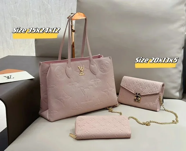 Louis Vuitton Handbags Multi-Piece Embossed Monogram Handbag Set product detail image 3