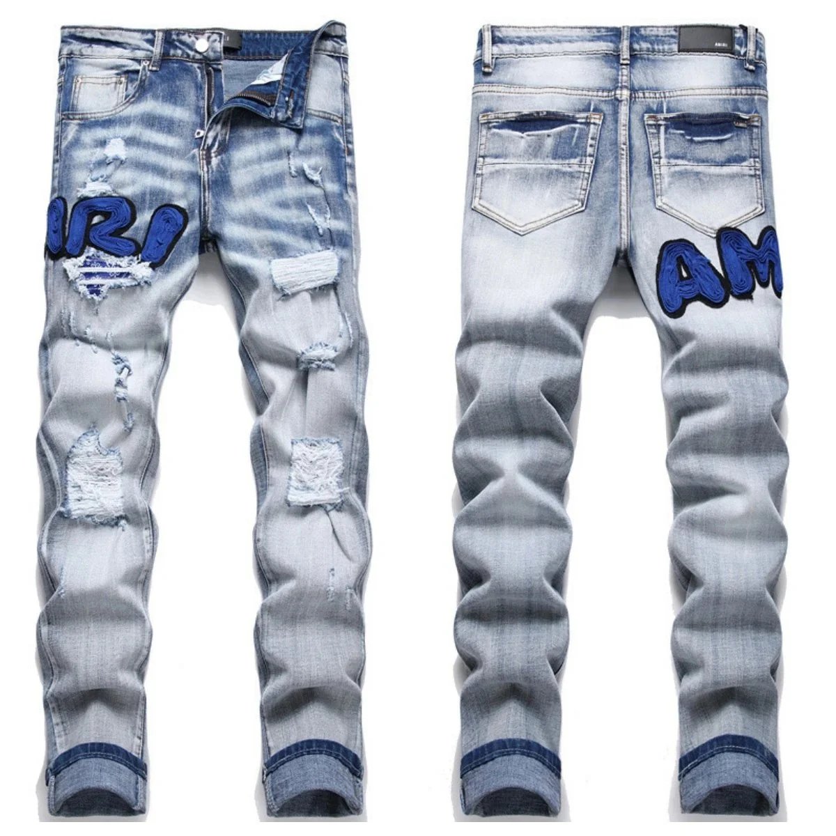 AMIRI Jeans Distressed Graphic — 27
