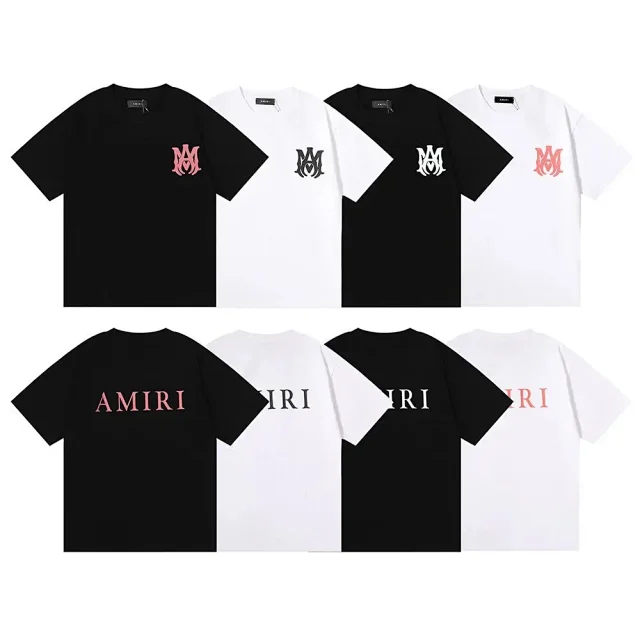 AMIRI T-Shirts Logo Print Crewneck T-Shirt product detail image 10