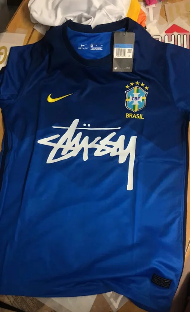 Stussy Football Jerseys Collaborative national team jersey product detail image 4