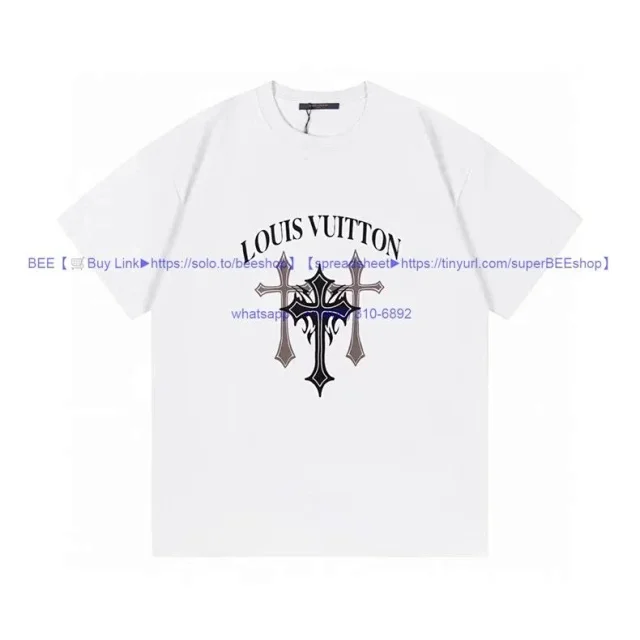 Louis Vuitton T-Shirts Short-Sleeve Crew-Neck Graphic product detail image 13